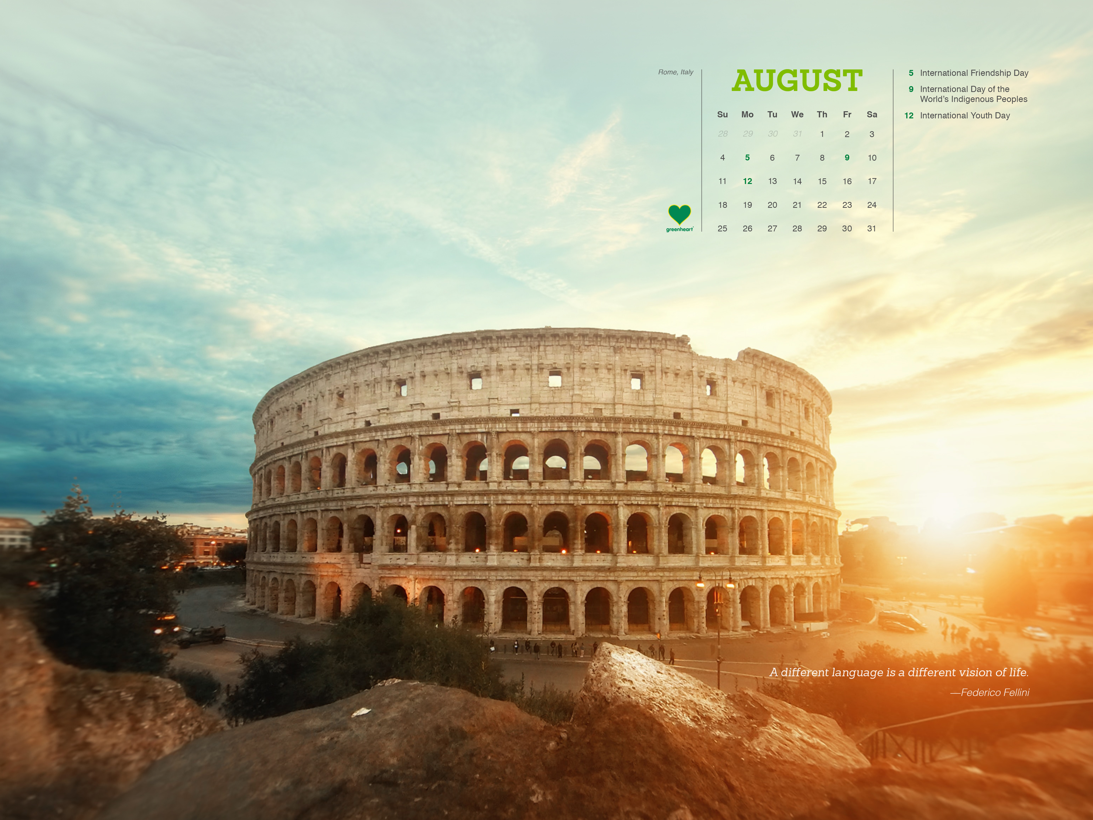 Hello, August!